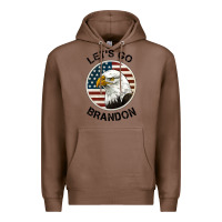 Chestnut Lets Go Brandon American Bald Eagle Premium Hoodie - Jasminsmagicworld