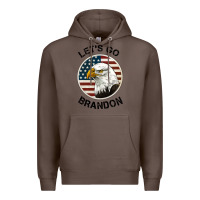 Coffee Lets Go Brandon American Bald Eagle Premium Hoodie - Jasminsmagicworld