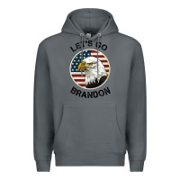 Rock Lets Go Brandon American Bald Eagle Premium Hoodie - Jasminsmagicworld