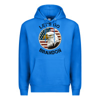 True Royal Lets Go Brandon American Bald Eagle Premium Hoodie - Jasminsmagicworld