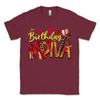 Burgundy birthday diva Classic Tee - Zillion Design Studio