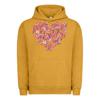 Pigment Peanut Butter breast cancer awareness heart Urban Hoodie - MaliasSmallBusiness
