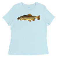 Baby Blue arizona apache trout fish Ladies Tee - BarkalooDesign
