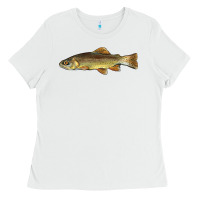 White arizona apache trout fish Ladies Tee - BarkalooDesign