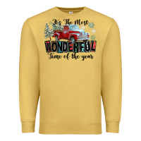 Antique Gold It's The Most Wonderful Time Of The Year Premium Sweatshirt - FaDigitalArtStudio