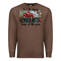 Chestnut It's The Most Wonderful Time Of The Year Premium Sweatshirt - FaDigitalArtStudio