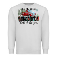 Dove Grey It's The Most Wonderful Time Of The Year Premium Sweatshirt - FaDigitalArtStudio