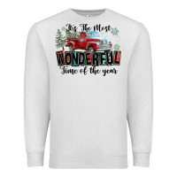 Oatmeal Heather It's The Most Wonderful Time Of The Year Premium Sweatshirt - FaDigitalArtStudio