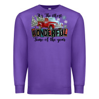 Purple It's The Most Wonderful Time Of The Year Premium Sweatshirt - FaDigitalArtStudio