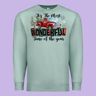 It's The Most Wonderful Time Of The Year Premium Sweatshirt Designed By Fadigitalartstudio