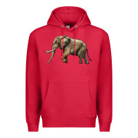 Cardinal Elephant Premium Hoodie - LillyAllenDesigns