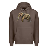 Coffee Elephant Premium Hoodie - LillyAllenDesigns