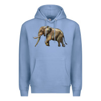 Colony Blue Elephant Premium Hoodie - LillyAllenDesigns