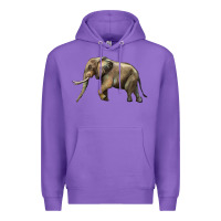 Purple Elephant Premium Hoodie - LillyAllenDesigns