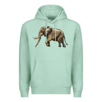 Seafoam Elephant Premium Hoodie - LillyAllenDesigns