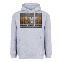 Heather Grey dad bod whiskey barrel skinny metal can holder Heavyweight Hoodie - HRA Design Shop
