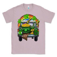 Lilac St Patrick's Day Truck With Pot Of Gold Horseshoe And Rainbow Classic Tee - RanaPortraitStore