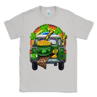 Moon Dust St Patrick's Day Truck With Pot Of Gold Horseshoe And Rainbow Classic Tee - RanaPortraitStore