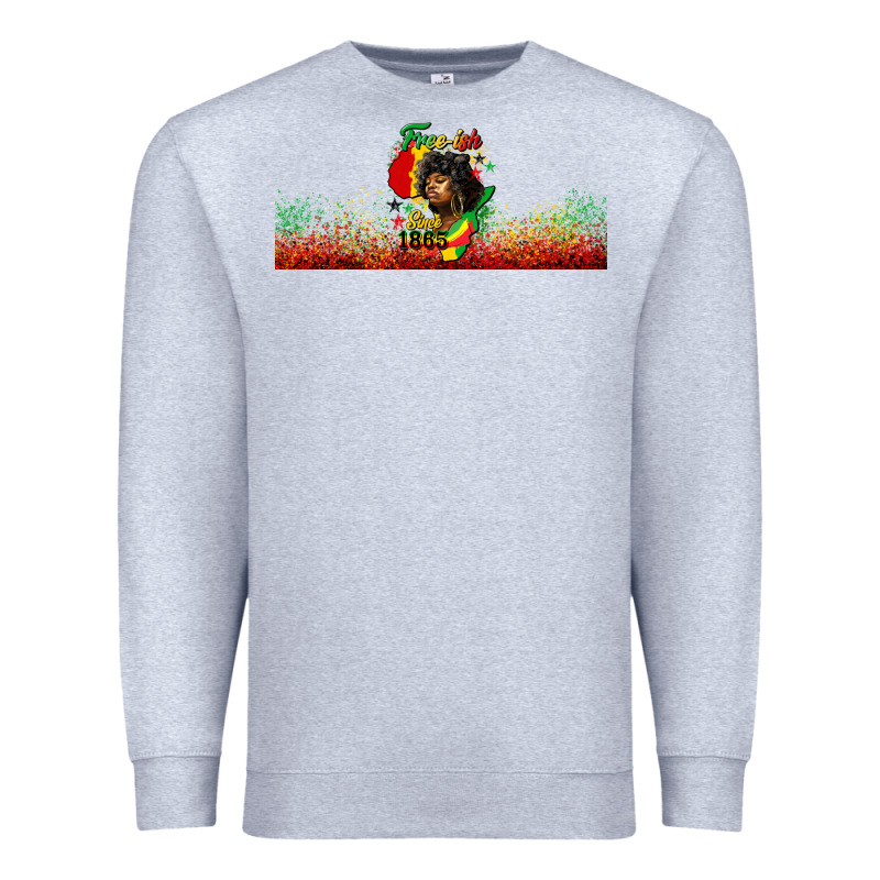 Free Ish Since 1865 Libbey Glass Premium Sweatshirt by HRA Design Shop | Teevron