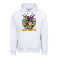 White bead hunter Urban Hoodie - MaliasSmallBusiness