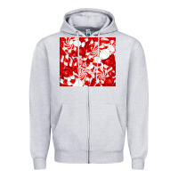 Heather Grey christmas candies Zipper Hoodie - RanaPortraitStore