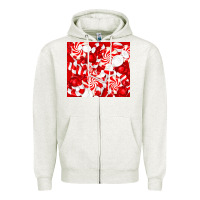 Oatmeal Heather christmas candies Zipper Hoodie - RanaPortraitStore
