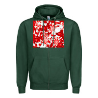 Sports Green christmas candies Zipper Hoodie - RanaPortraitStore