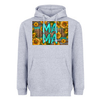Heather Grey mama whiskey barrel skinny metal can holder Heavyweight Hoodie - HRA Design Shop