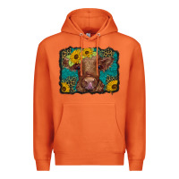 Carrot western leopard buffalo plaid baby highland cow Premium Hoodie - BarkalooDesign