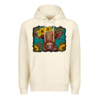 Sandshell western leopard buffalo plaid baby highland cow Premium Hoodie - BarkalooDesign
