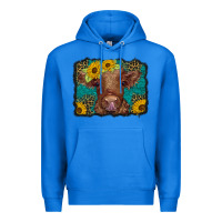 True Royal western leopard buffalo plaid baby highland cow Premium Hoodie - BarkalooDesign