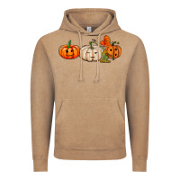 Vintage Coffee pumpkins face Vintage Hoodie - AdoDesignShop