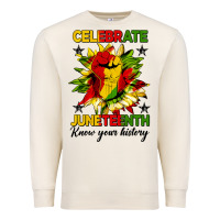 Celebrate Juneteenth Know Your History Premium Sweatshirt | Teevron