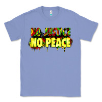 Colony Blue no justice no peace Classic Tee - Zillion Design Studio
