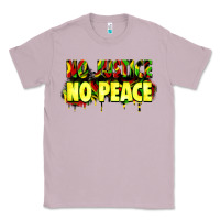 Lilac no justice no peace Classic Tee - Zillion Design Studio