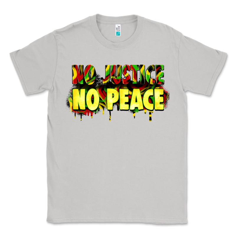 No Justice No Peace Classic Tee by Zillion Design Studio | Teevron
