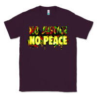 Plum no justice no peace Classic Tee - Zillion Design Studio