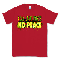 Red no justice no peace Classic Tee - Zillion Design Studio
