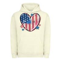 Pigment Pistachio usa heart Urban Hoodie - MaliasSmallBusiness