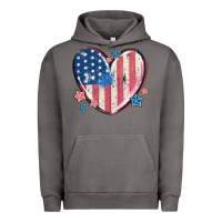 Pigment Tornado usa heart Urban Hoodie - MaliasSmallBusiness