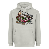 Moon Dust just a woman who loves justice Heavyweight Hoodie - SublimationCraftShop