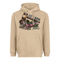 Mushroom just a woman who loves justice Heavyweight Hoodie - SublimationCraftShop
