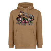 Toasted Coconut just a woman who loves justice Heavyweight Hoodie - SublimationCraftShop