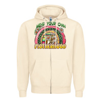 Sandshell mind your own motherhood Zipper Hoodie - Zillion Design Studio