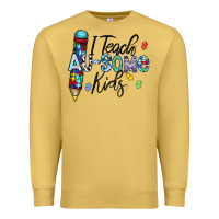 Antique Gold i teach au some kids Premium Sweatshirt - CowhideDigitalArt
