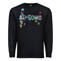 Black i teach au some kids Premium Sweatshirt - CowhideDigitalArt