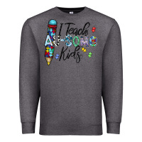 Charcoal Heather i teach au some kids Premium Sweatshirt - CowhideDigitalArt