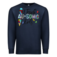 Navy i teach au some kids Premium Sweatshirt - CowhideDigitalArt