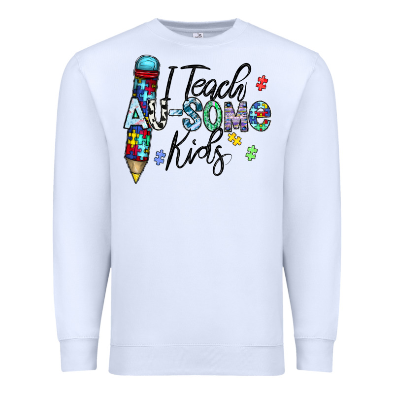 I Teach Au Some Kids Premium Sweatshirt by CowhideDigitalArt | Teevron