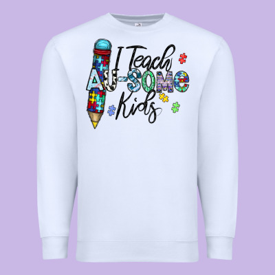 I Teach Au Some Kids Premium Sweatshirt Designed By Cowhidedigitalart